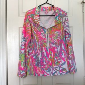 Lilly Pulitzer 1/2 zip sweatshirt